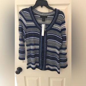 NWT Crochet cardigan top